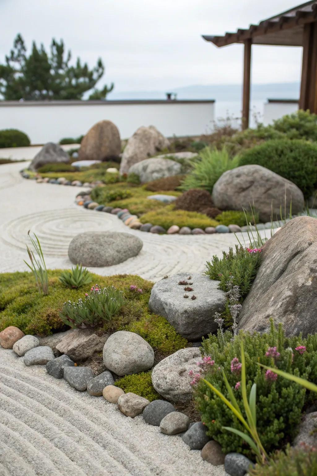 Bring serenity to your garden with a rock garden.
