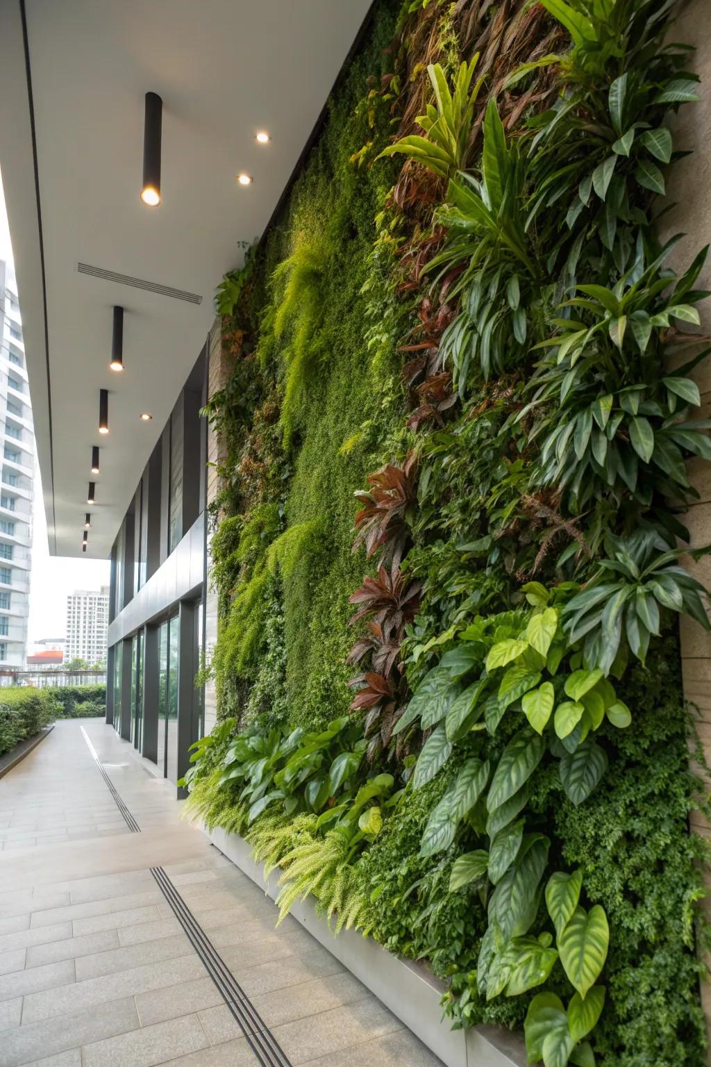Transform spaces with lush living walls.
