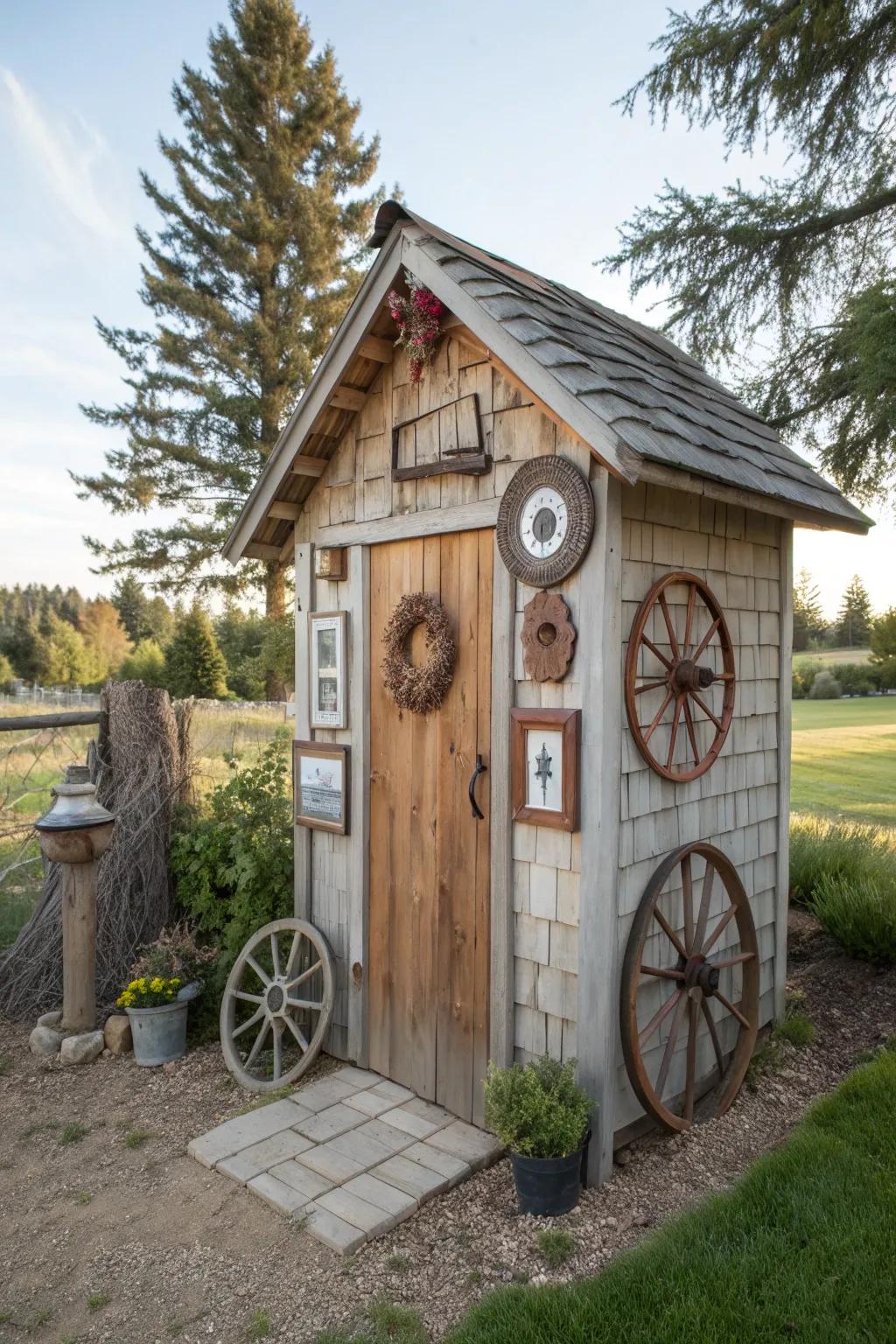 Unique accessories add flair and personality.