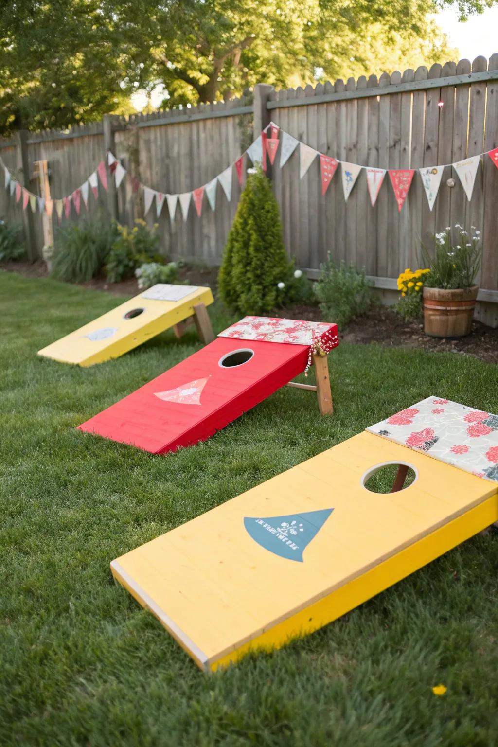 A stylish scoreboard to keep the game competitive