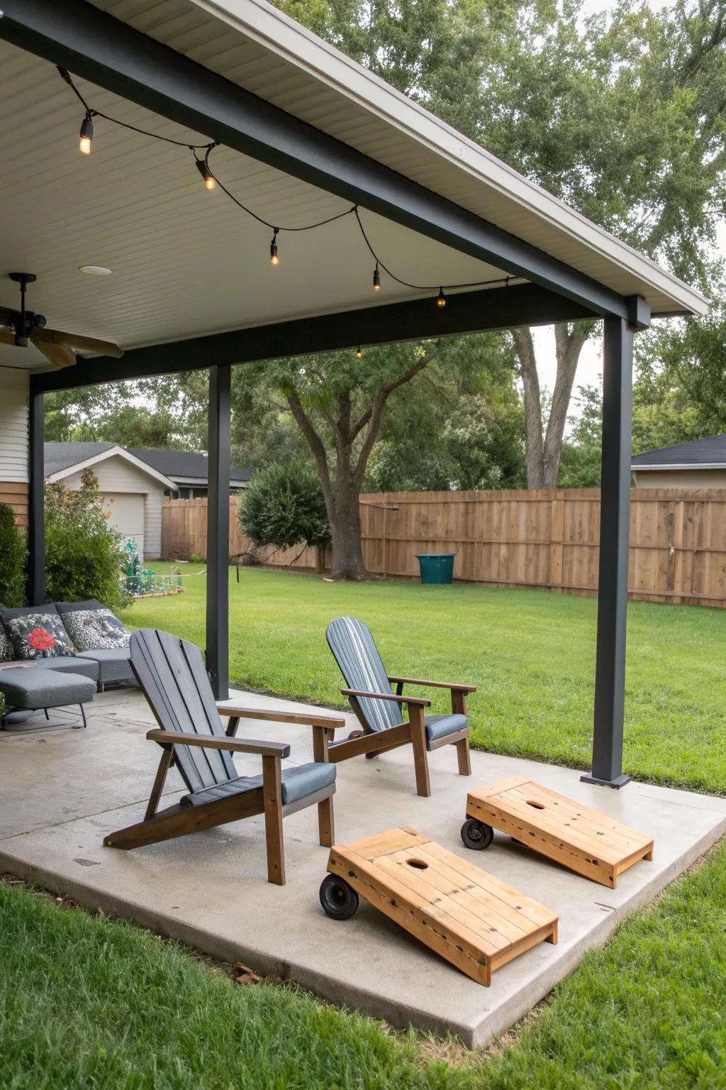 Sturdy seating that withstands the elements