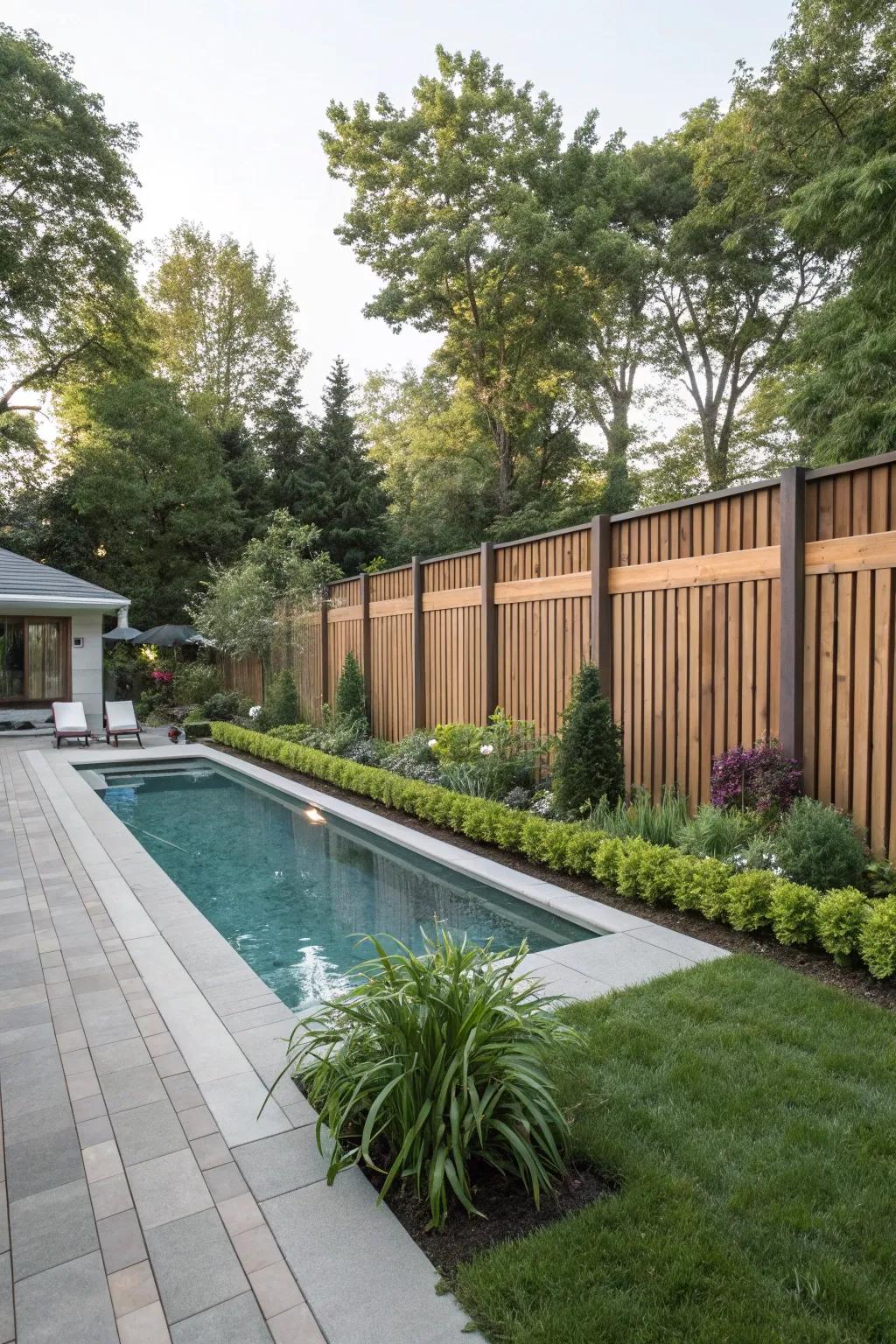 A fence offers a classic and efficient way to hide equipment.