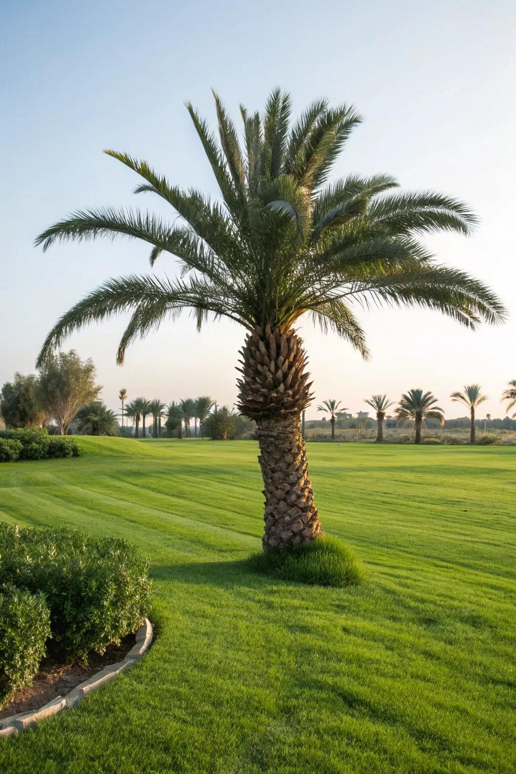 Stand out with a striking lawn contrast.