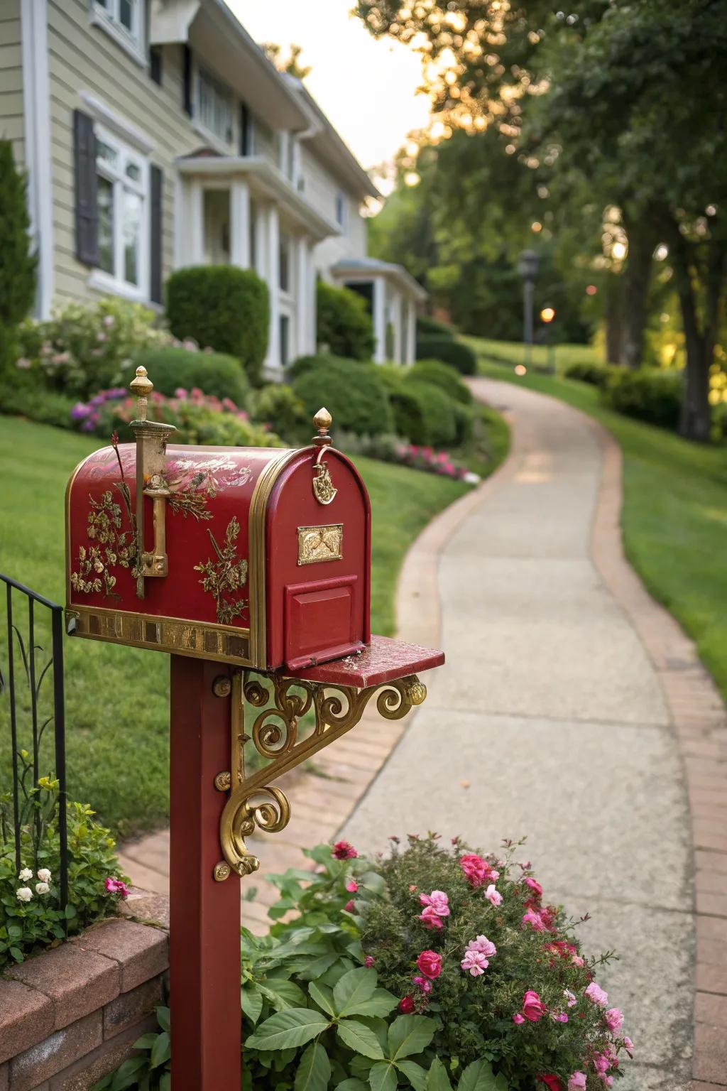 Stand out with a creatively designed mailbox.
