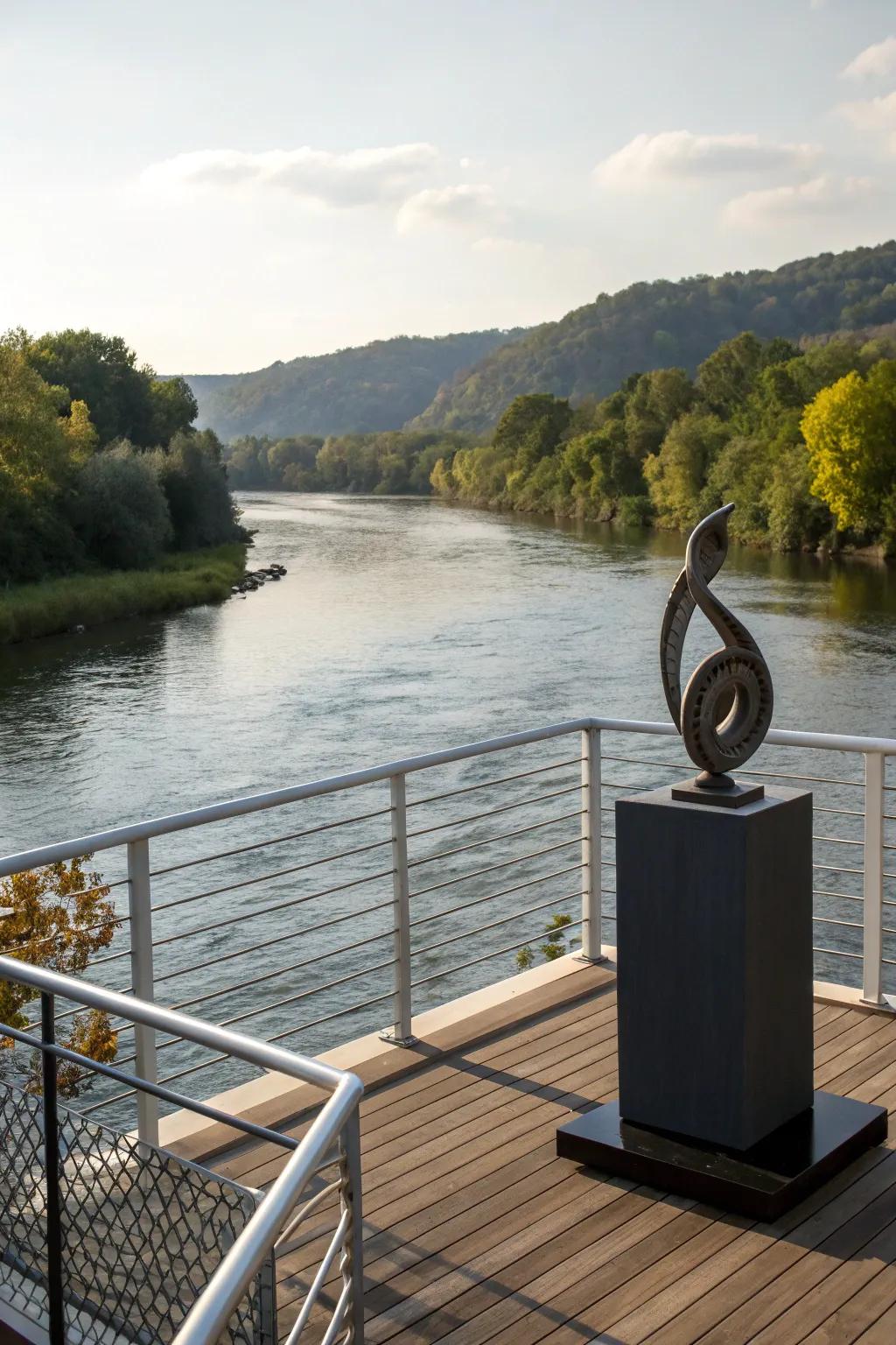 Artistic features add personal character.