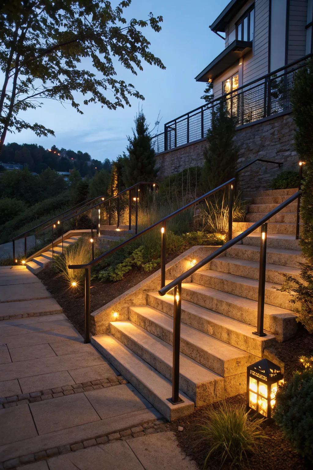 Illuminate your stairs for safety and style.