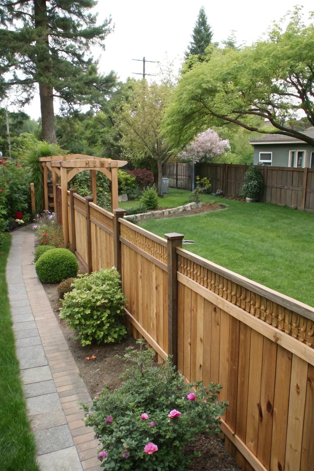 Sturdy fences ensure a safe and secure play area for your dog.