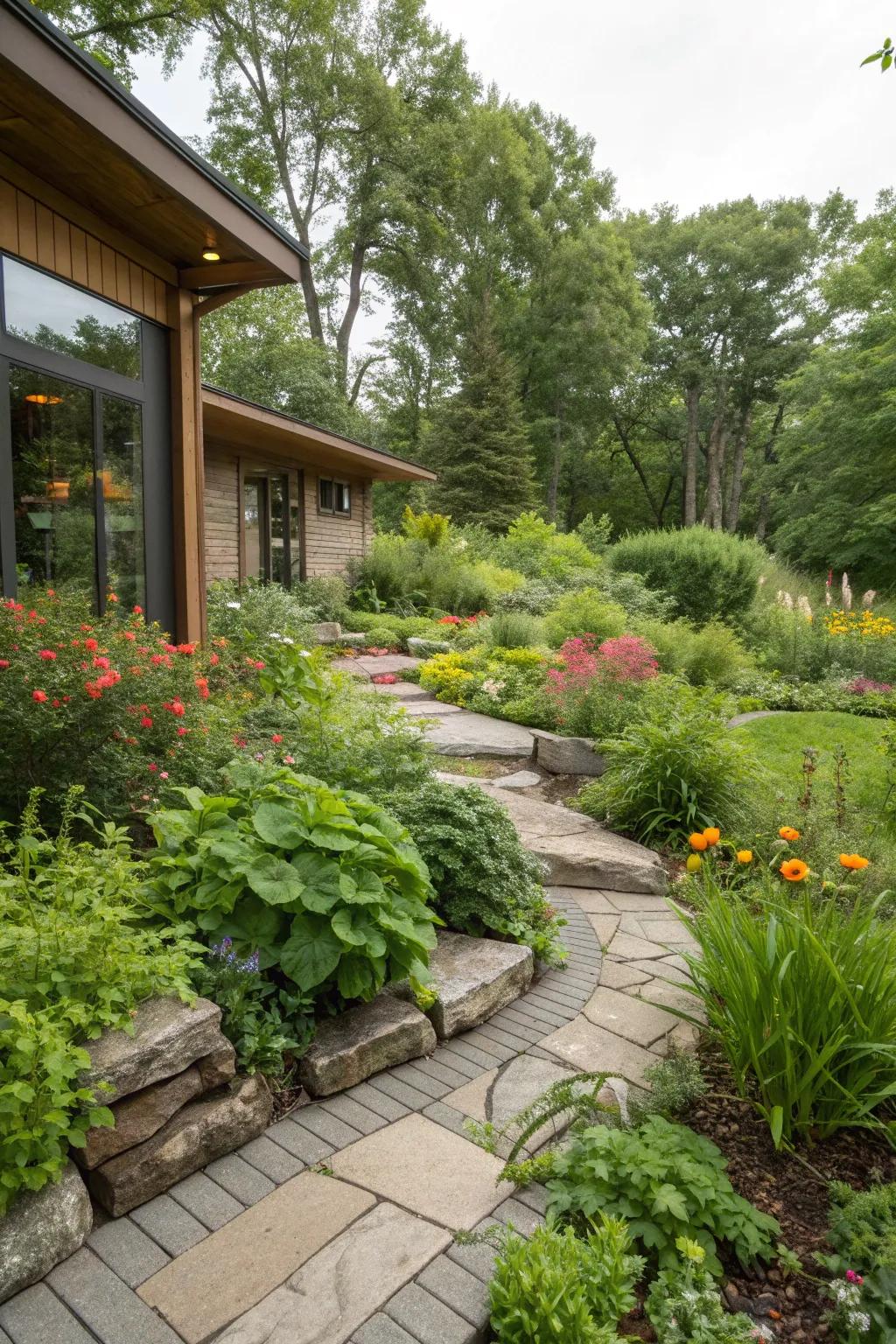 A garden designed to withstand Minnesota's varying weather conditions.