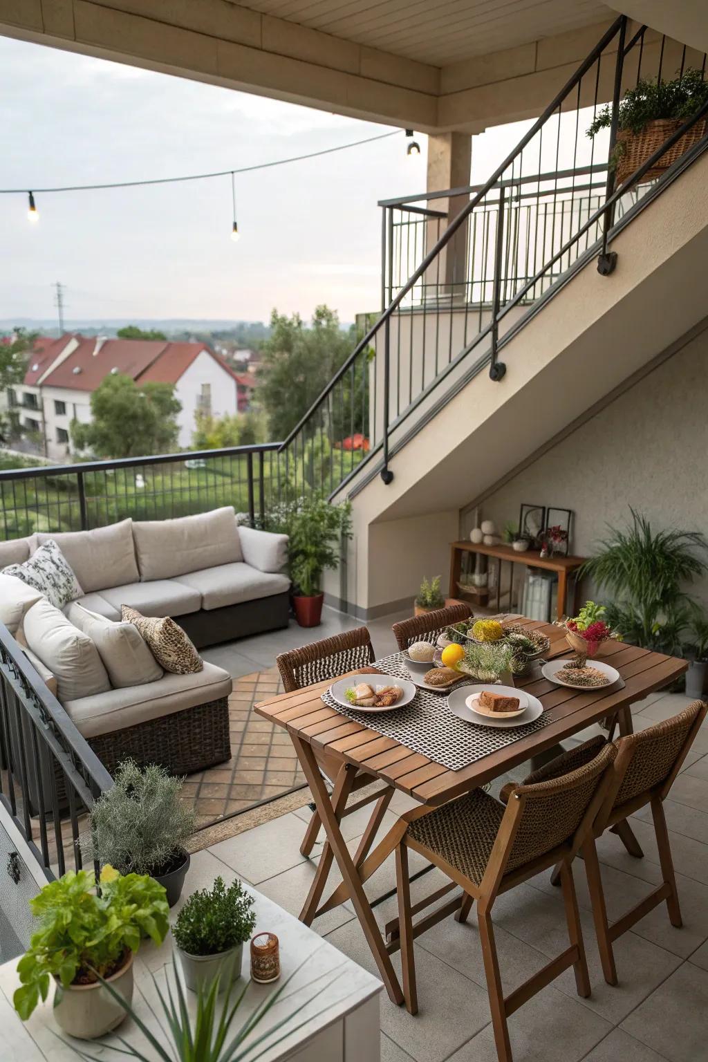 Multi-functional spaces offer versatility for any occasion.