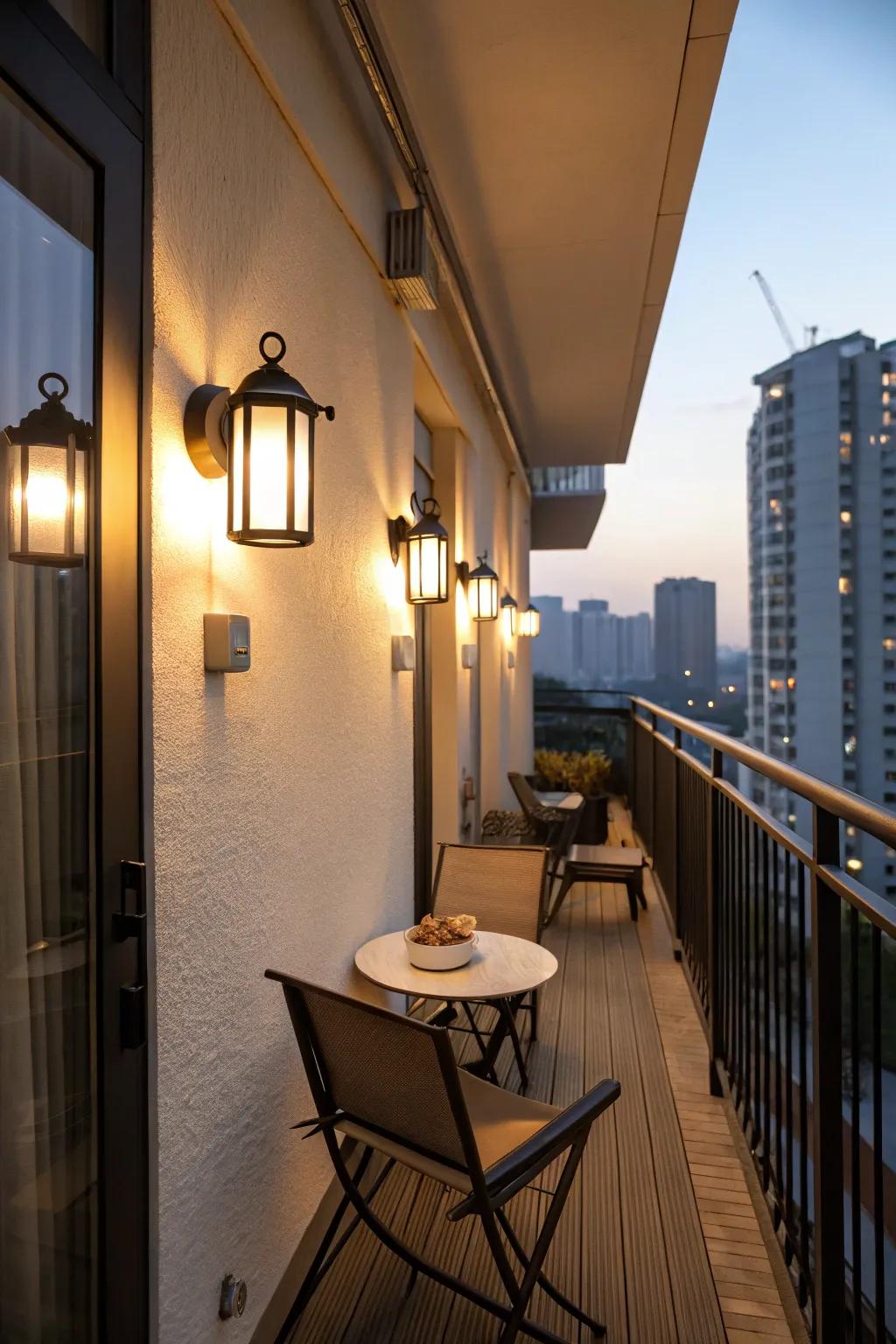 Wall-mounted lights are practical for small spaces, offering ambient illumination.