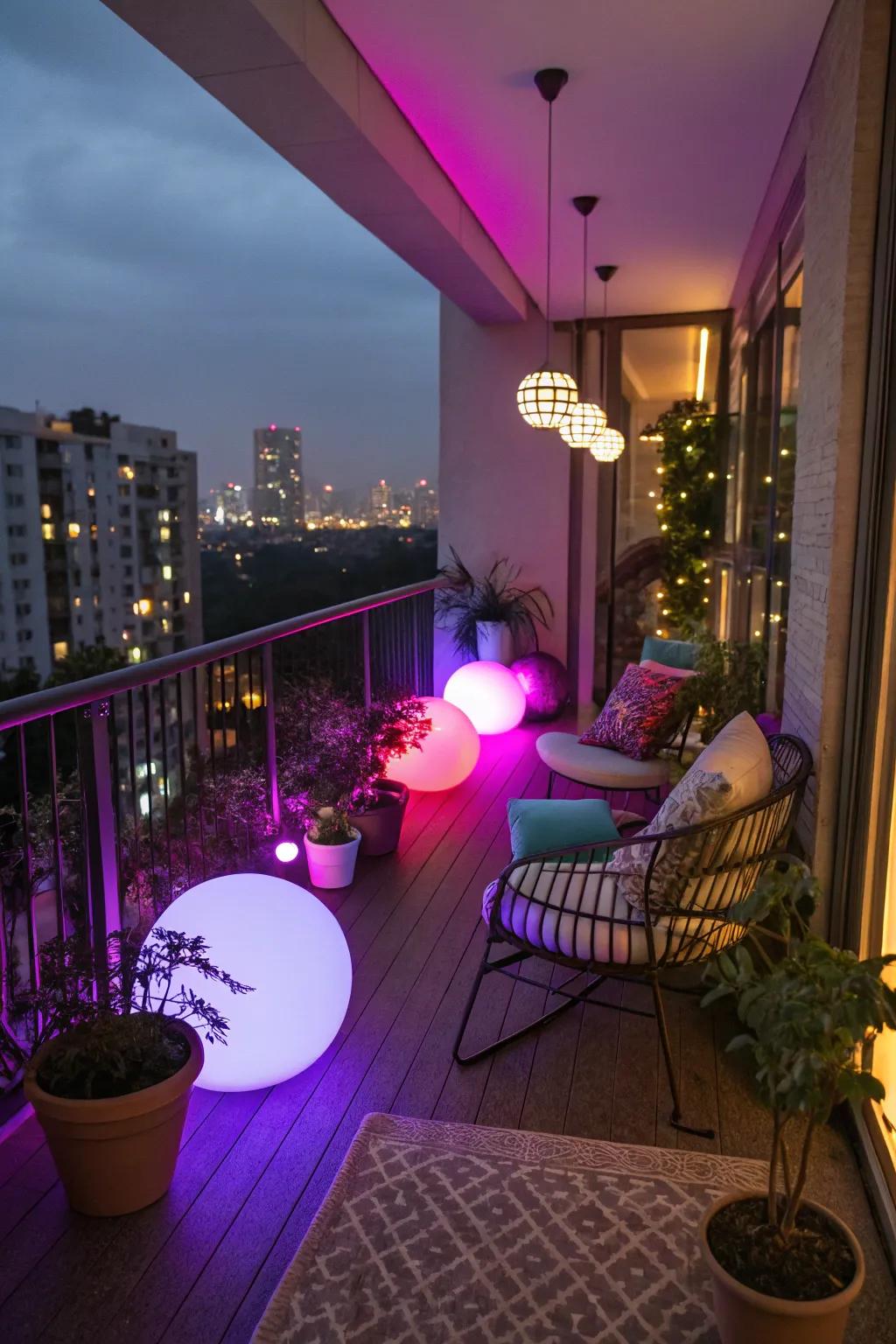 Color-changing LEDs adapt to your mood with vibrant versatility.