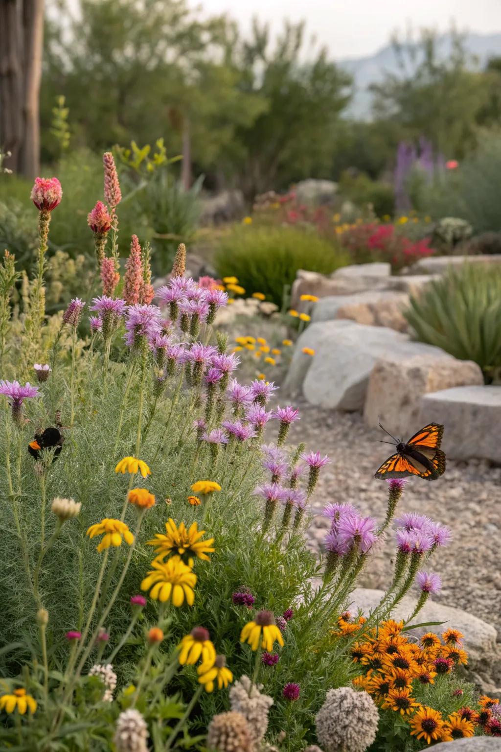 Pollinator-friendly gardens bring life and movement to your space.