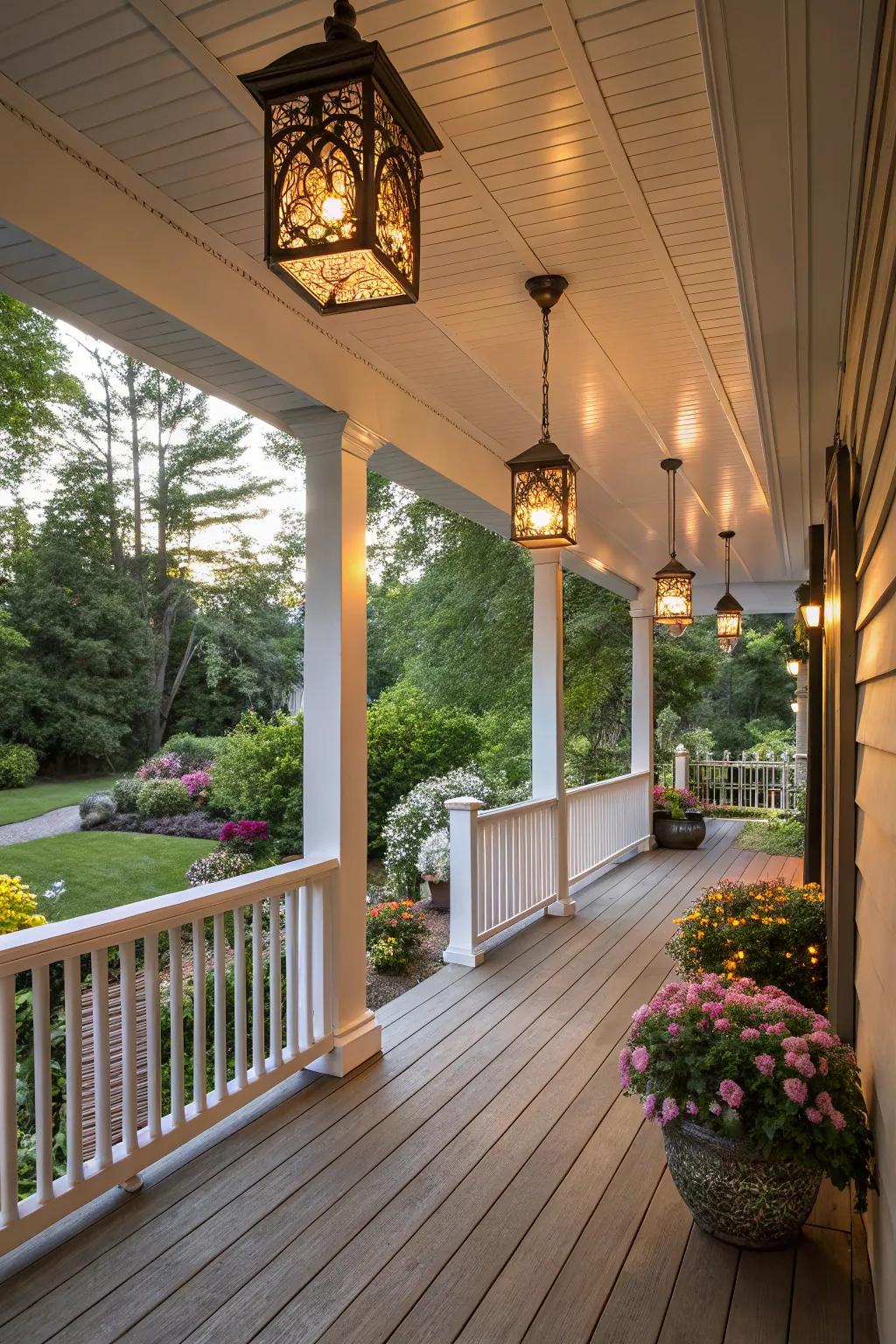 Make a statement with an elegant porch entryway