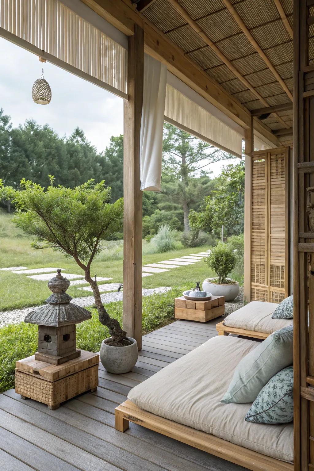 Find peace in a Zen retreat on your porch