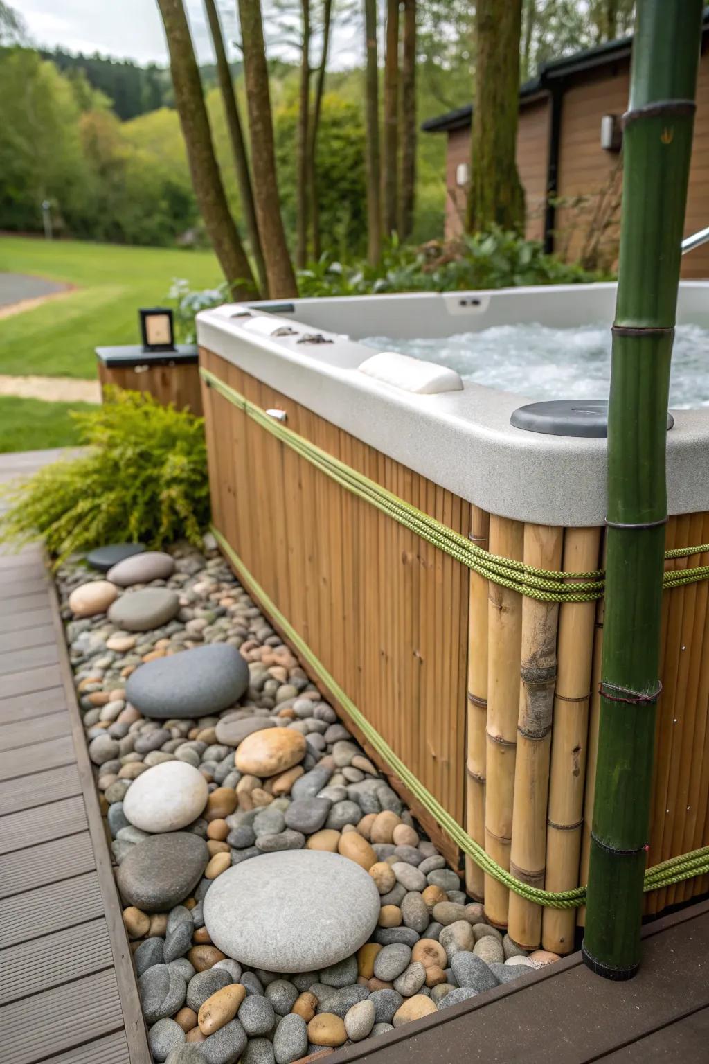Create a zen sanctuary with your hot tub cover.