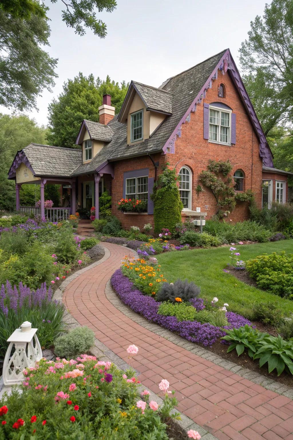 Understated lavender for a whimsical touch.