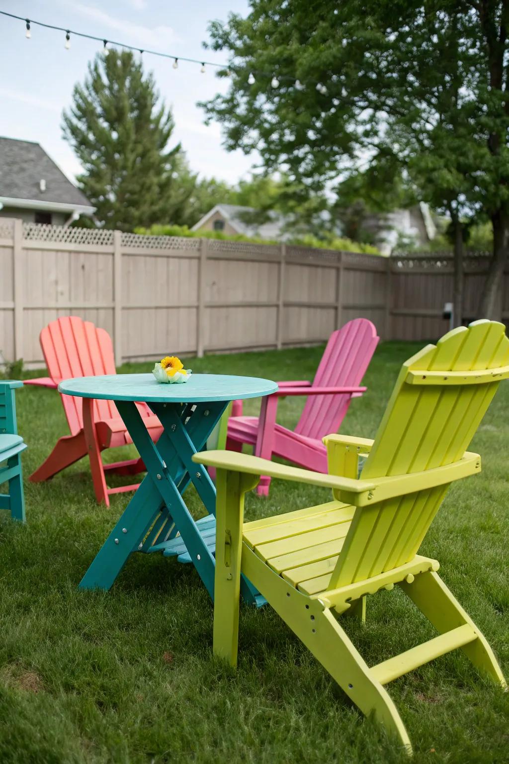 A coat of paint can transform and revitalize old furniture.
