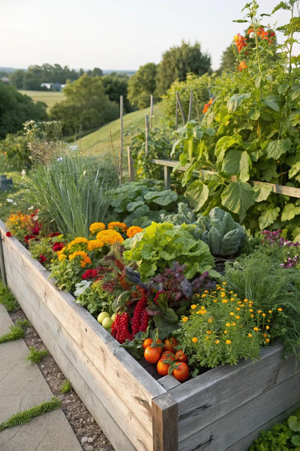 A diverse range of plants adds beauty and productivity to your garden.