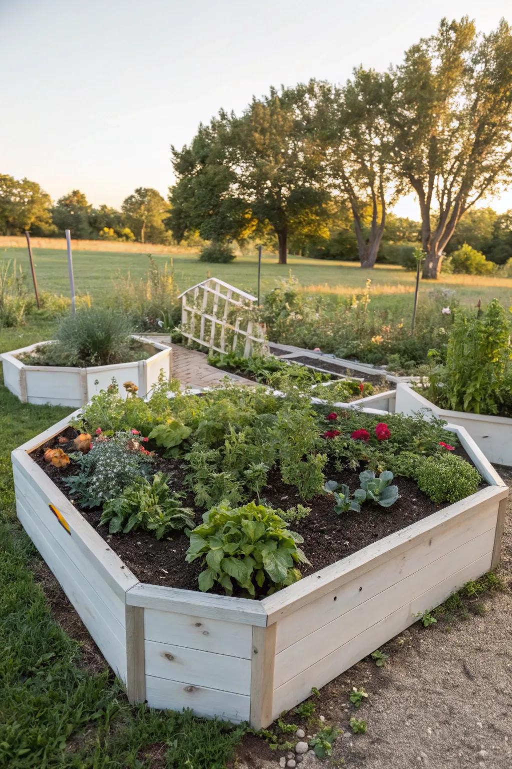 Out-of-the-box shapes make your garden a visual centerpiece.