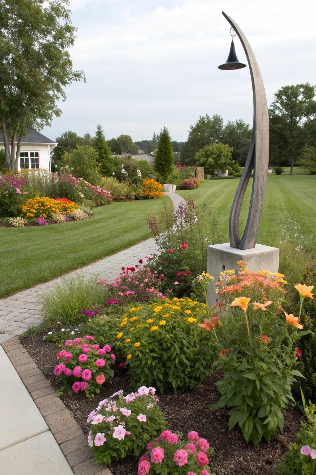 Express yourself with unique garden sculptures or art.