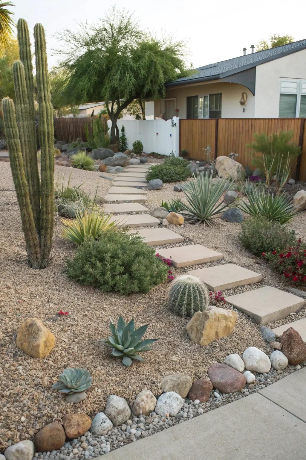 Achieve a sleek look with eco-friendly gravel gardens.