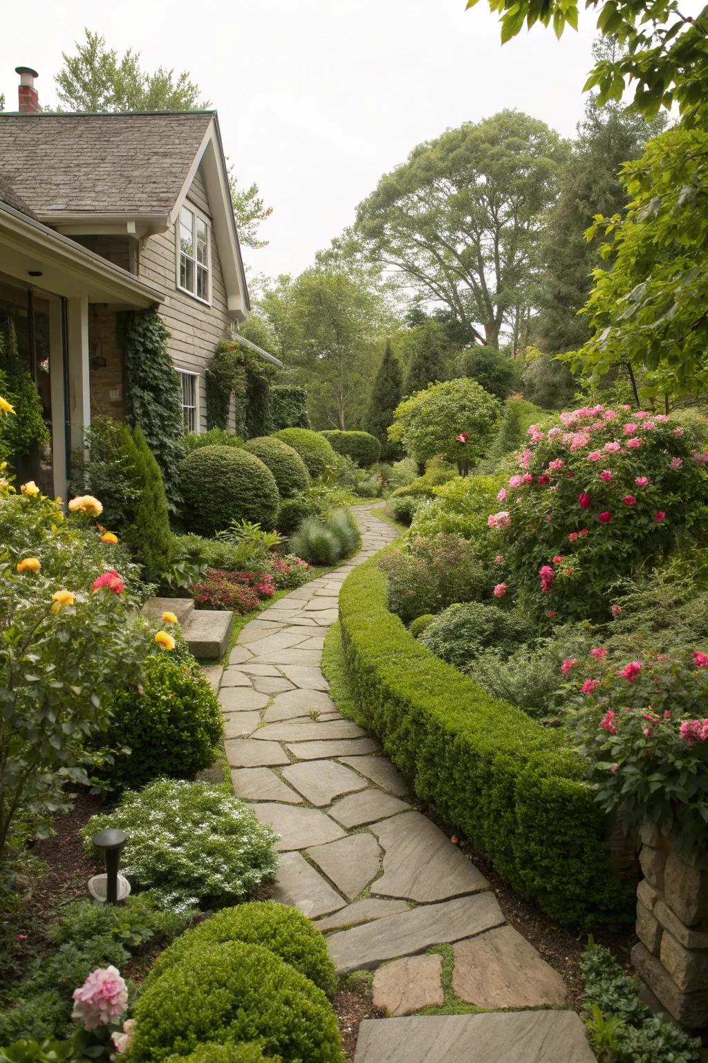 Create inviting paths that lead guests through your garden.