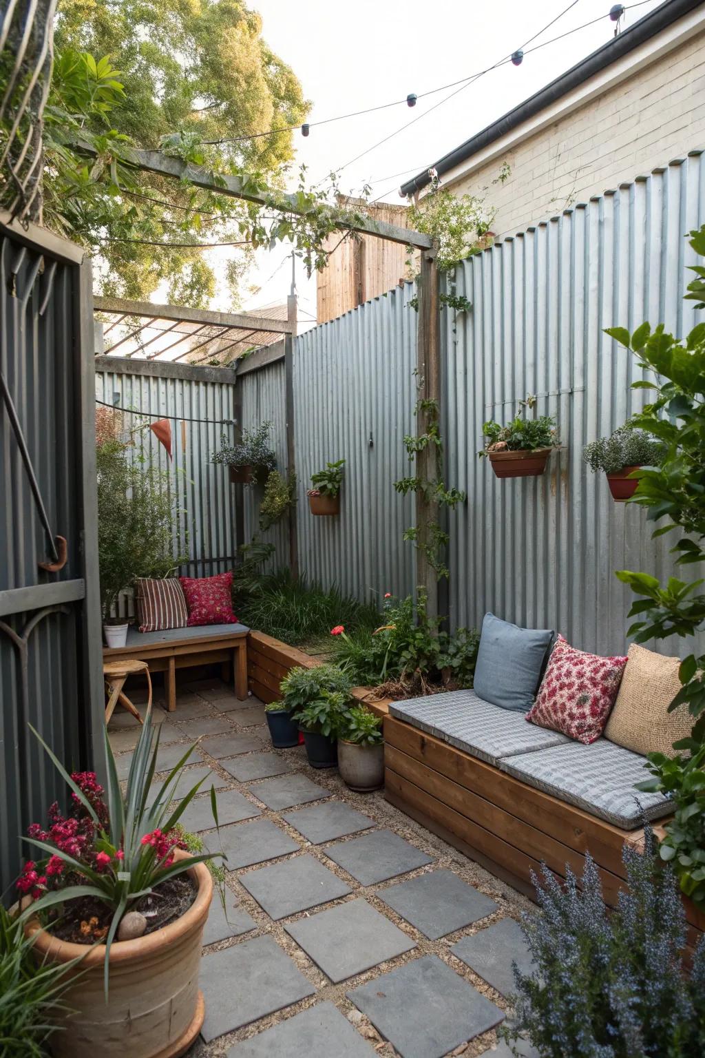 Design intimate garden nooks with strategic fencing.