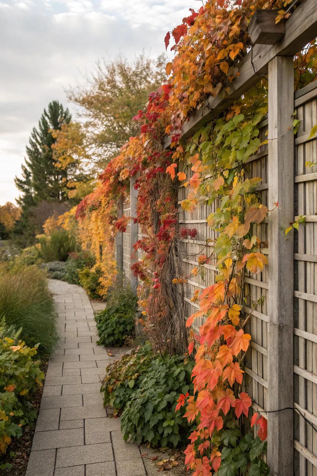 A vertical garden brings texture and life to the decor.