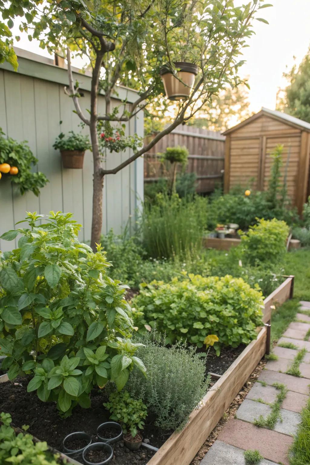 Edible plants add practicality and flavor to a garden.