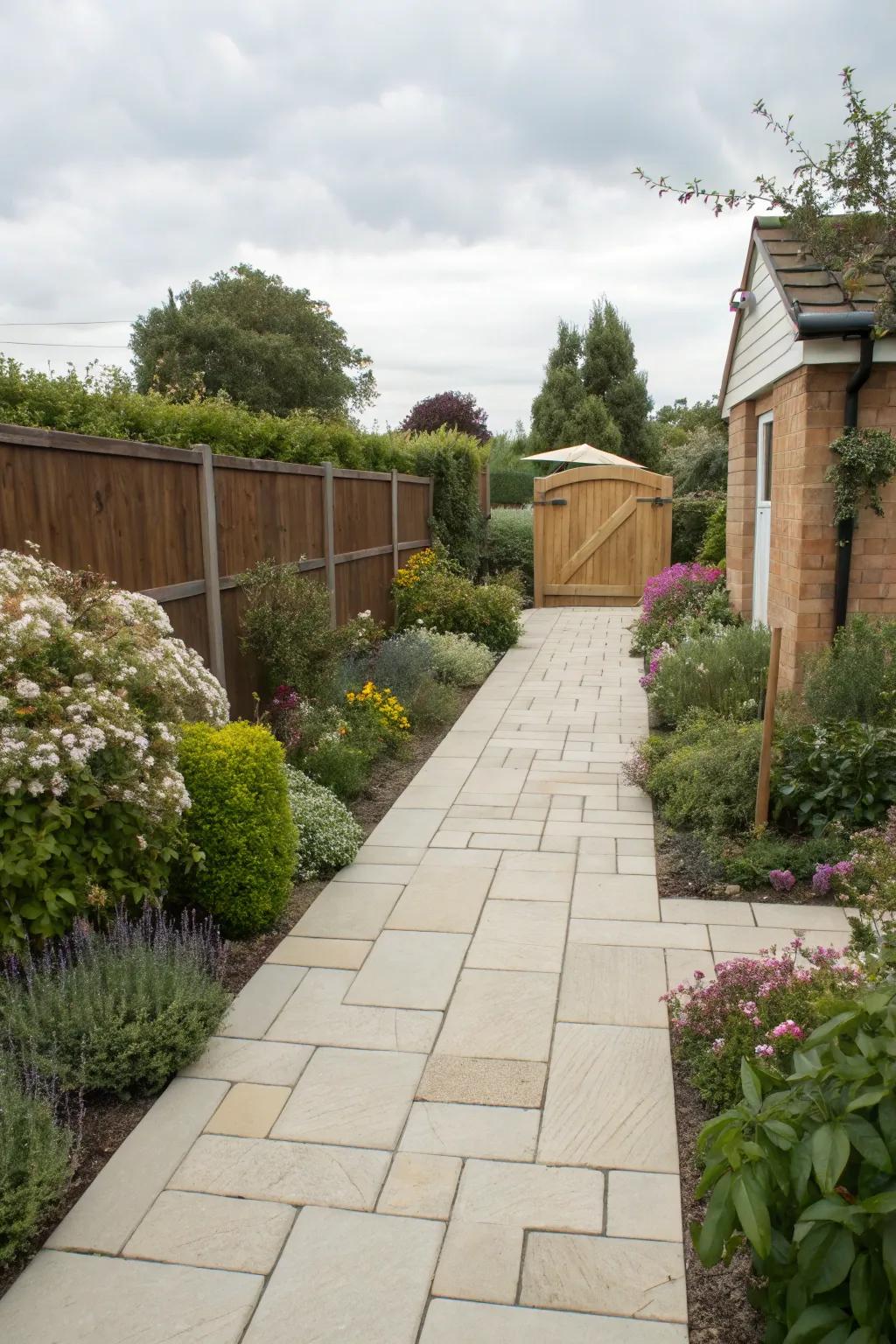 Light-colored materials create the illusion of a larger space.