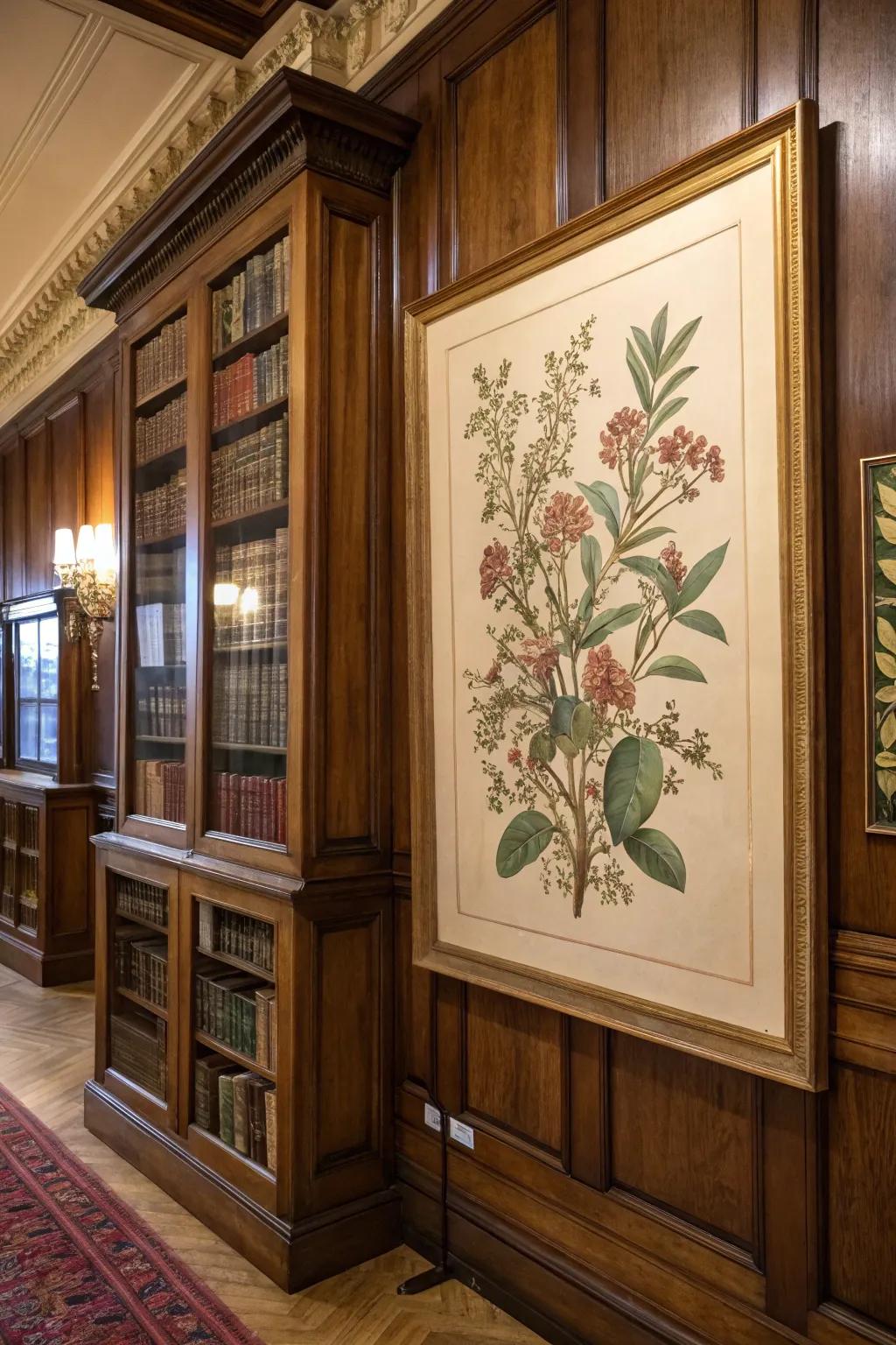 Timeless vintage botanical prints