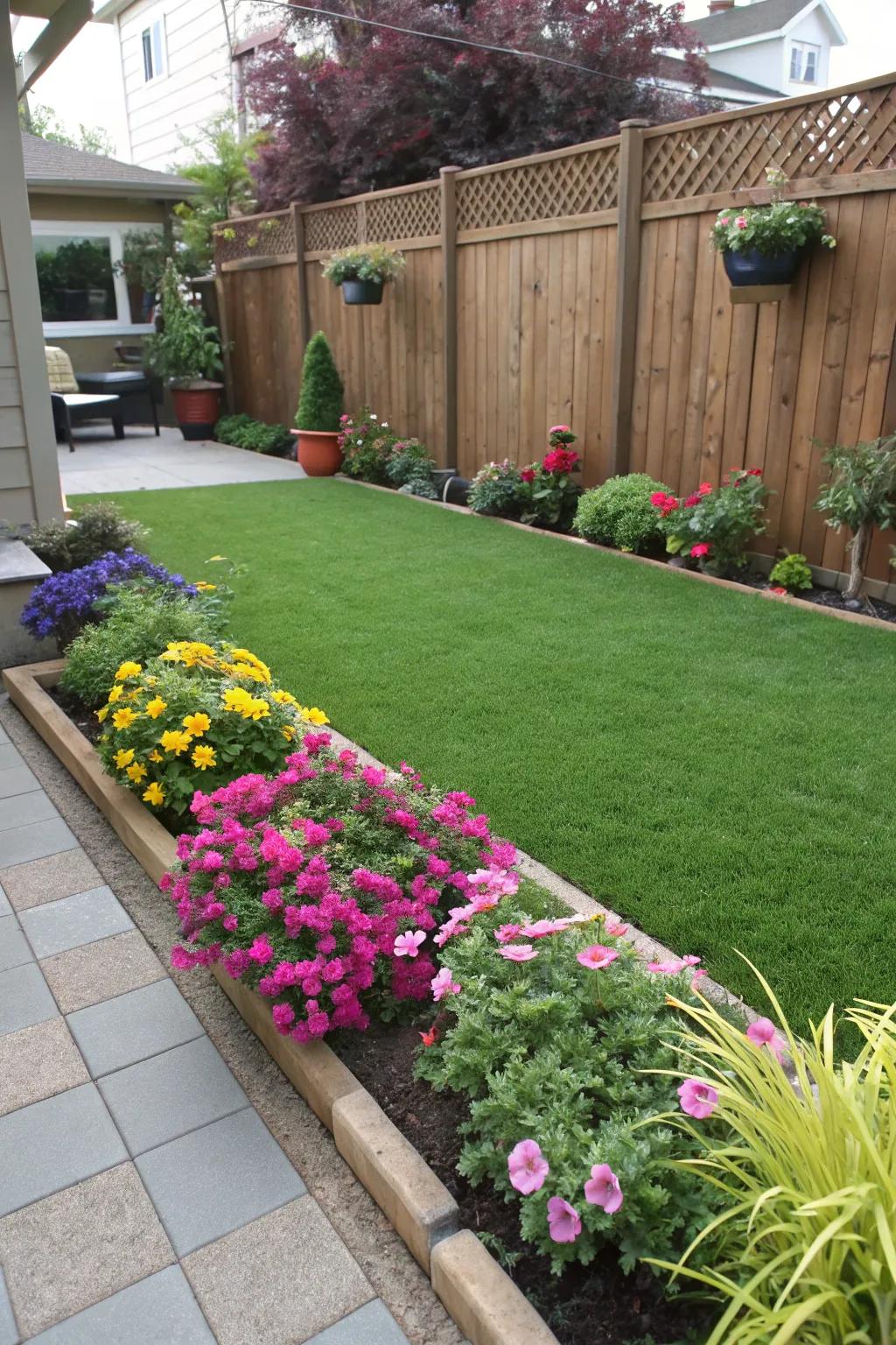Enjoy a perfect lawn all year with artificial grass.