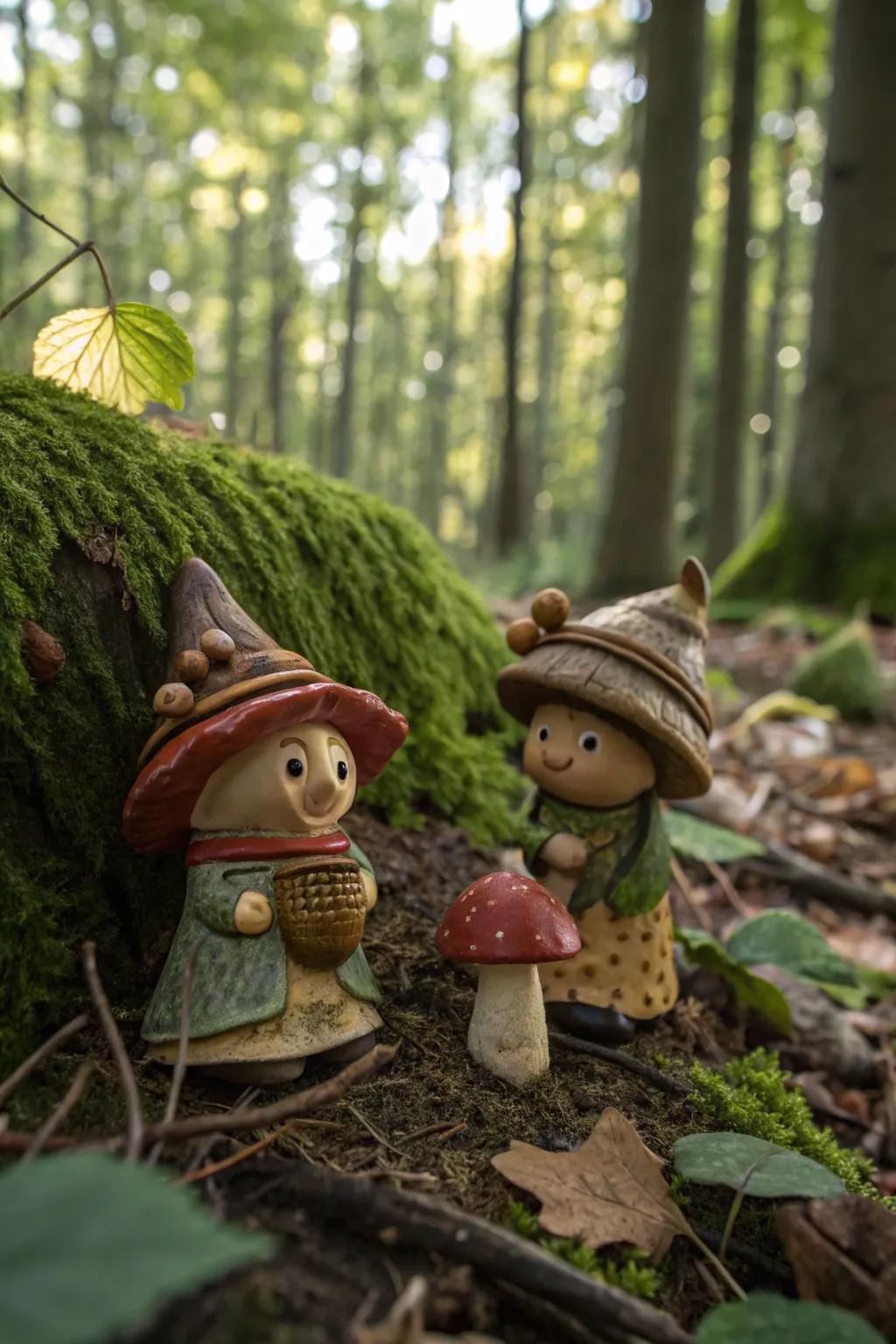 Woodland gnomes bring the enchantment of the forest to your home.