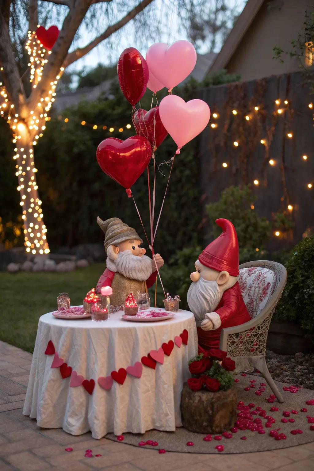 Spread love with adorable Valentine's Day gnomes.