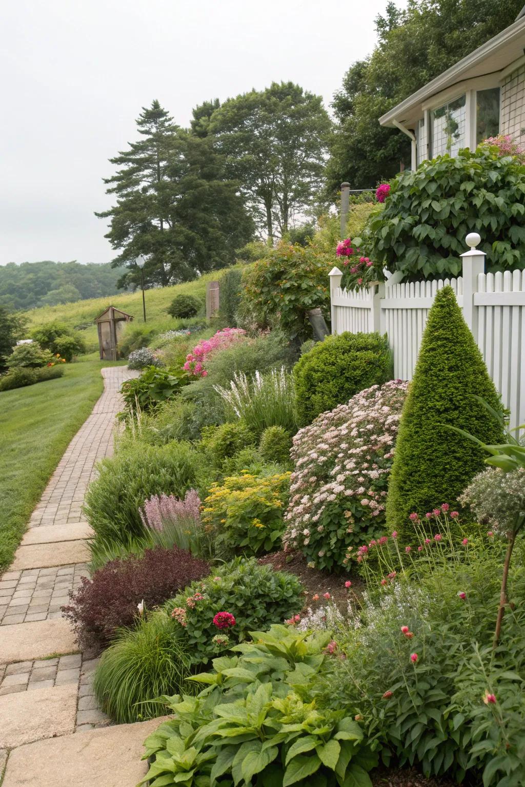 Variety in plant heights adds depth and dimension to your garden.