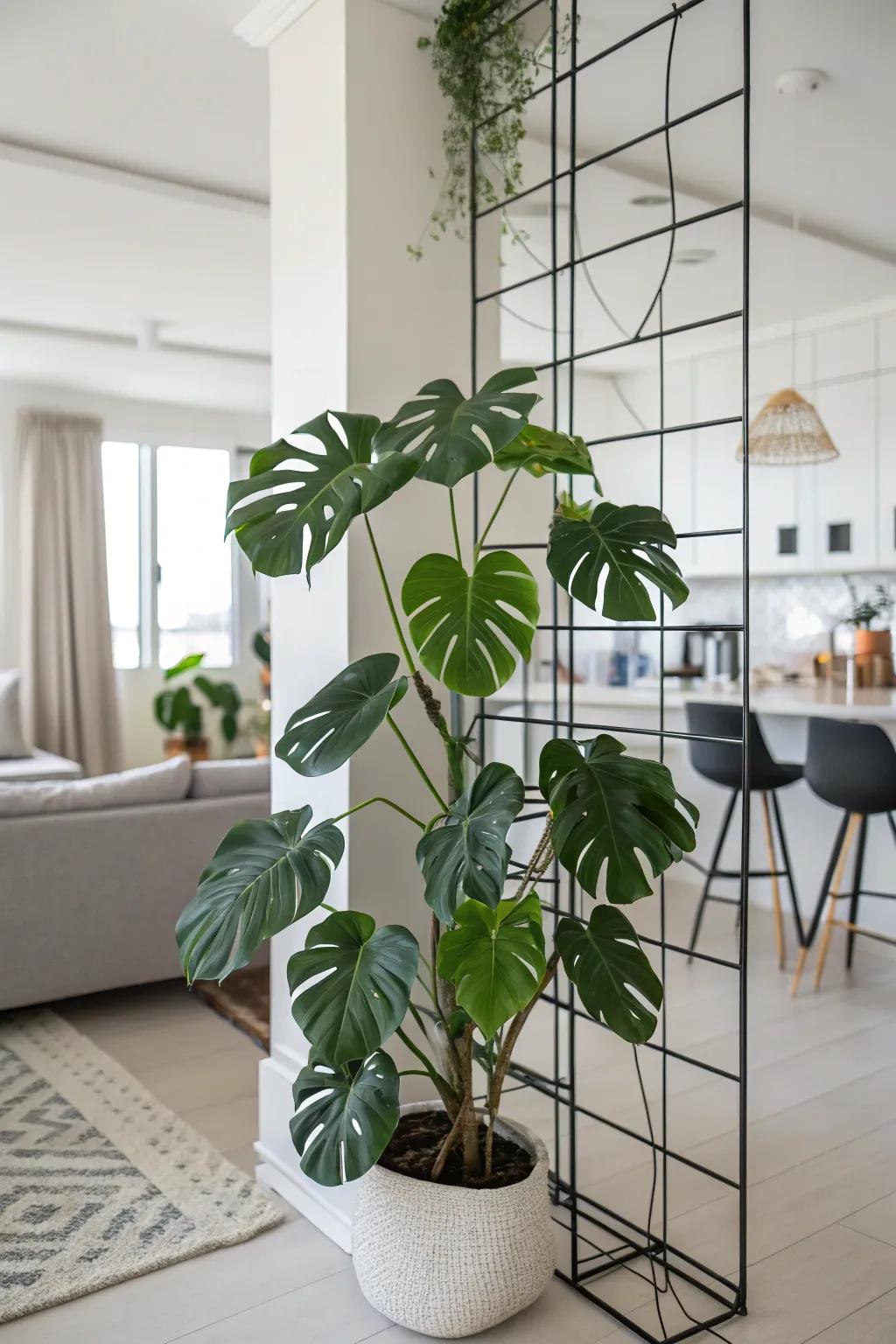 Wire grids offer a clean, modern aesthetic.