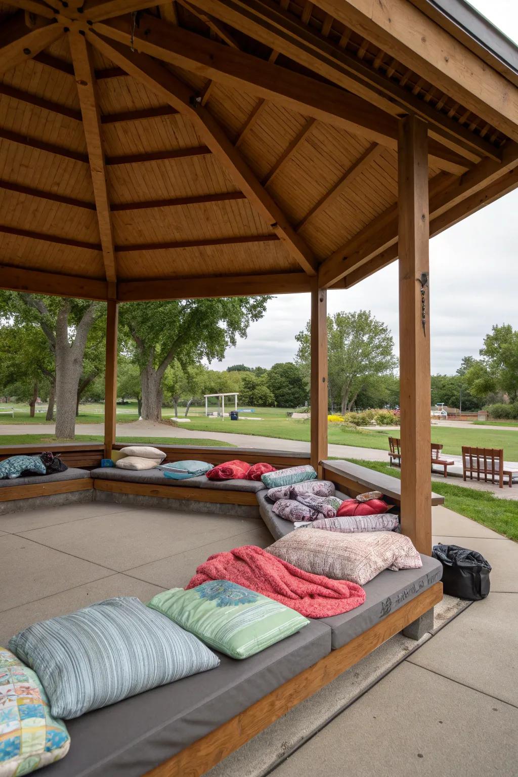 Cozy corners create a welcoming and comfortable space.