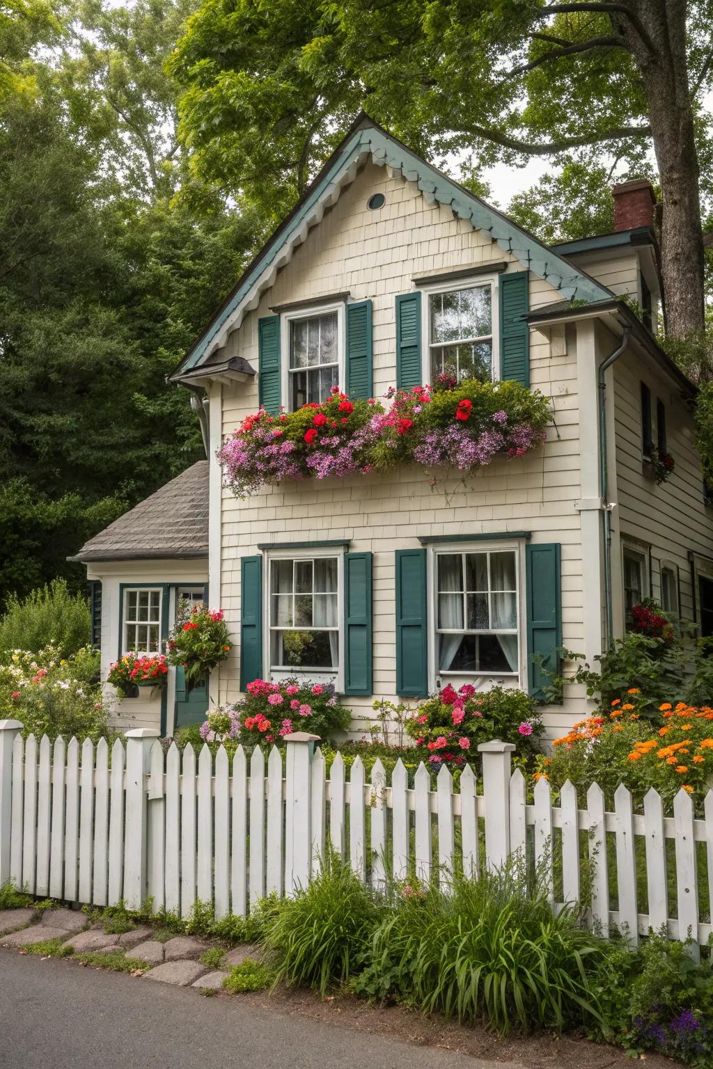 Bring nature closer with charming window boxes.