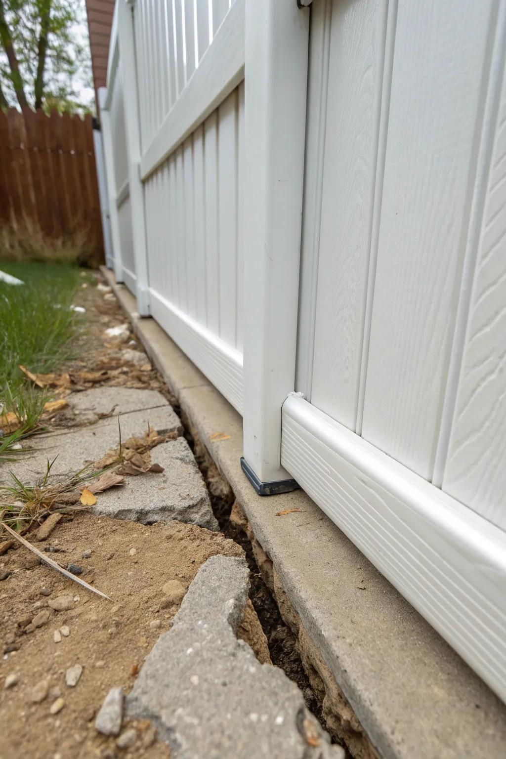 Flexible fillers adapt to any terrain.