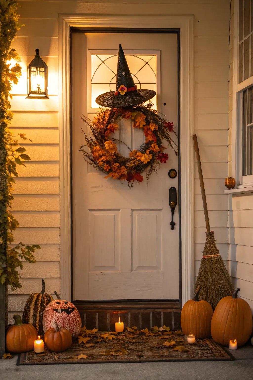 Whimsical Witch Hat: Add a dash of magic with a playful, spooky twist.
