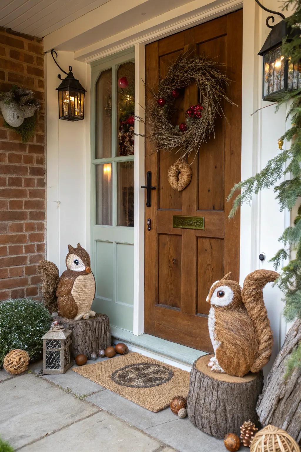 Woodland Critters: Delight guests with charming nature-inspired figures.