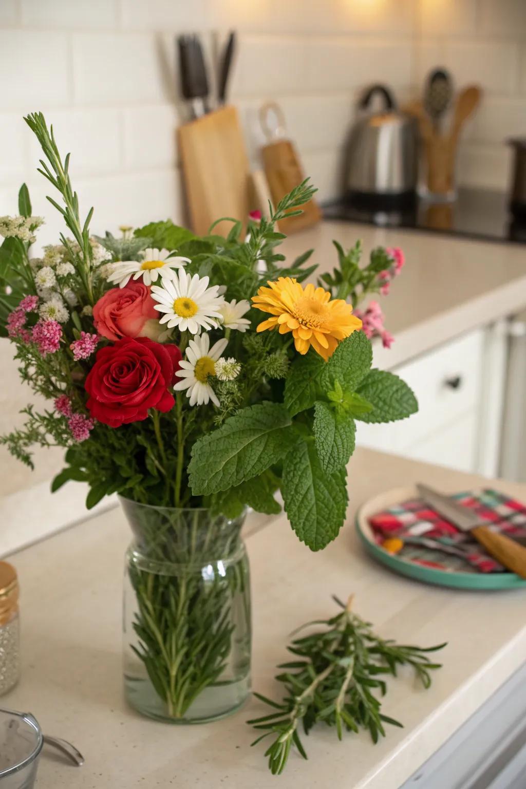 A sensory delight with fragrant herbs