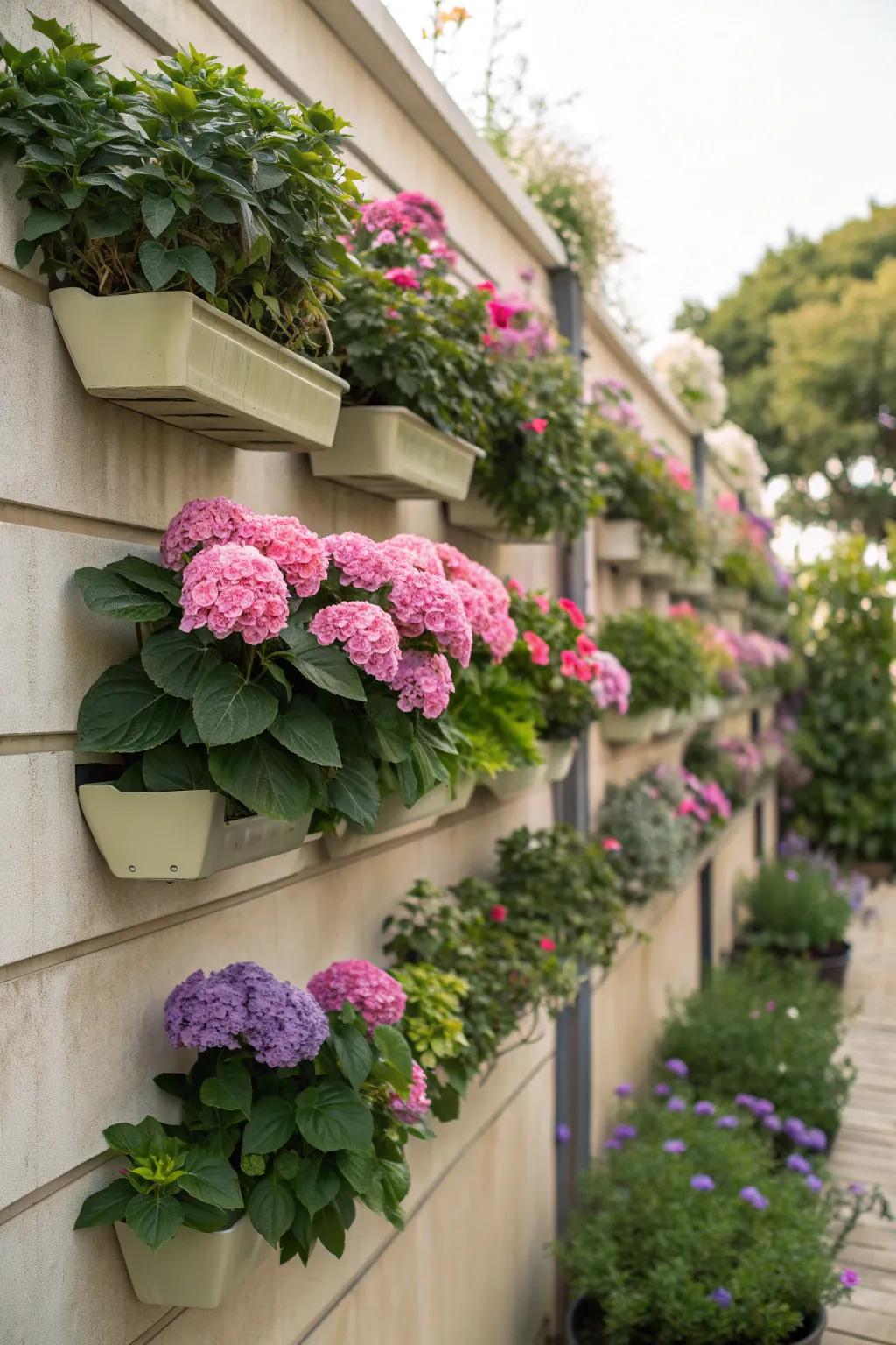 Vertical gardens bring drama and beauty to small spaces.