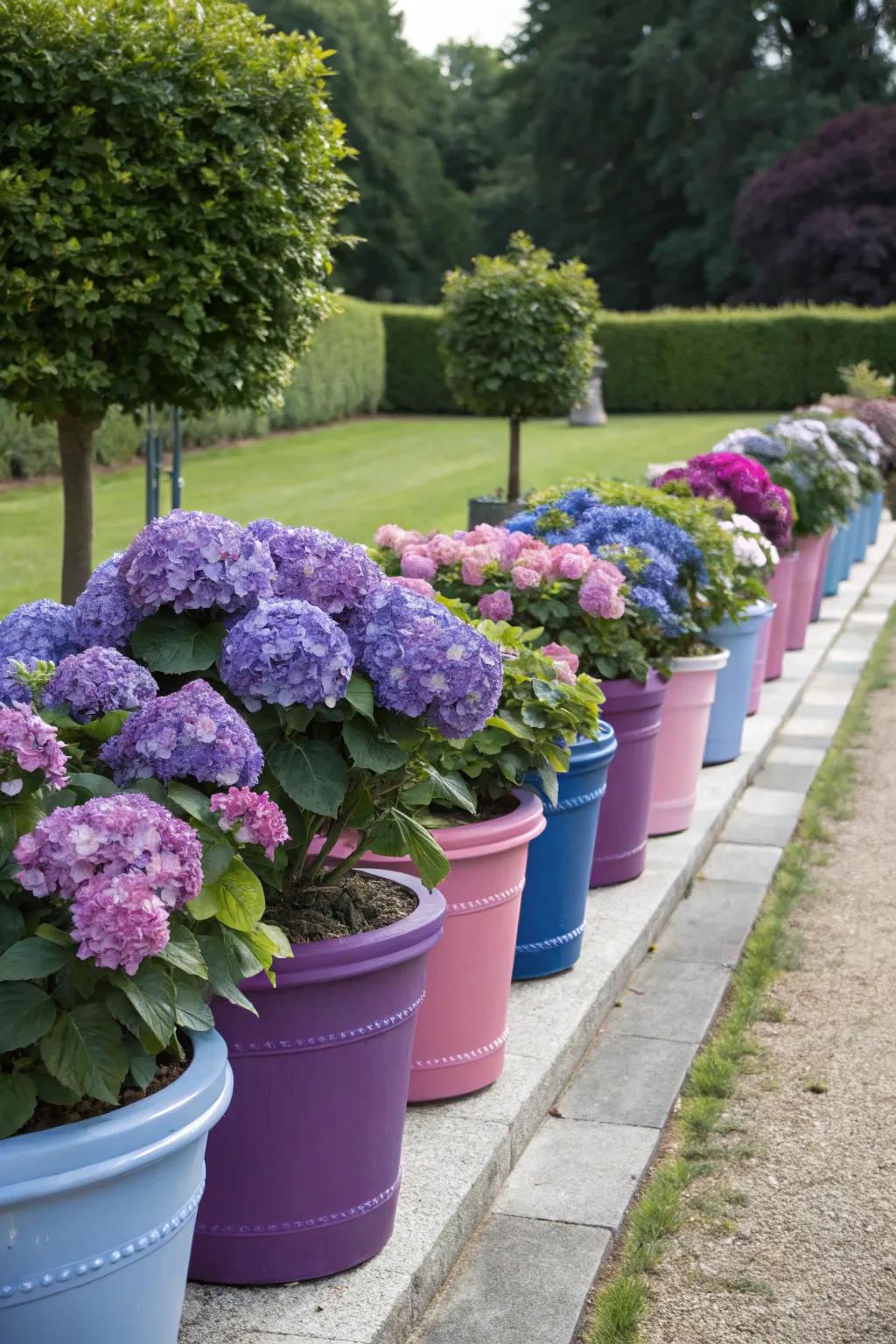 Color-coordinated groupings bring harmony to your garden.