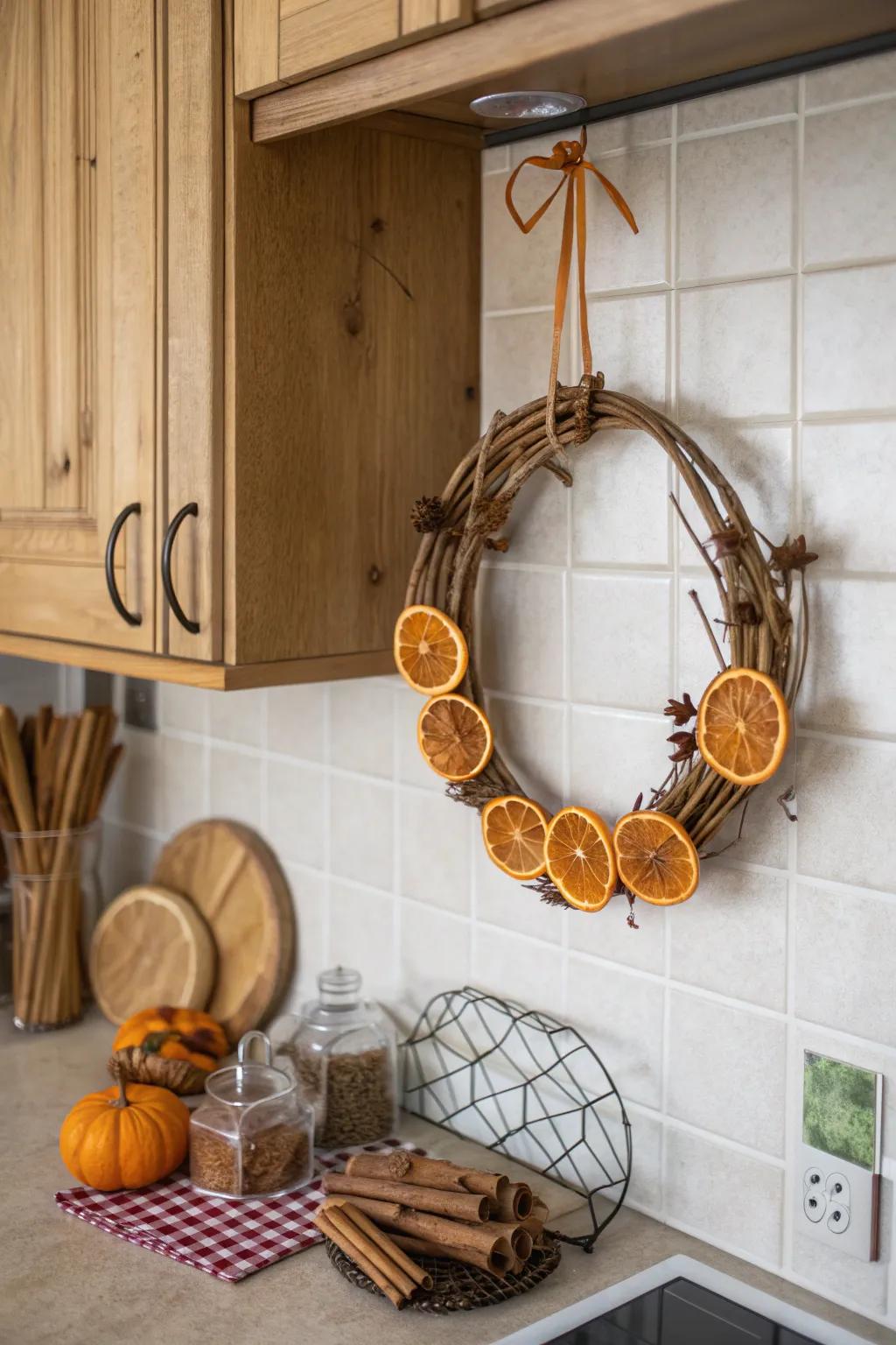 Add seasonal scents with cinnamon and orange for a sensory delight.