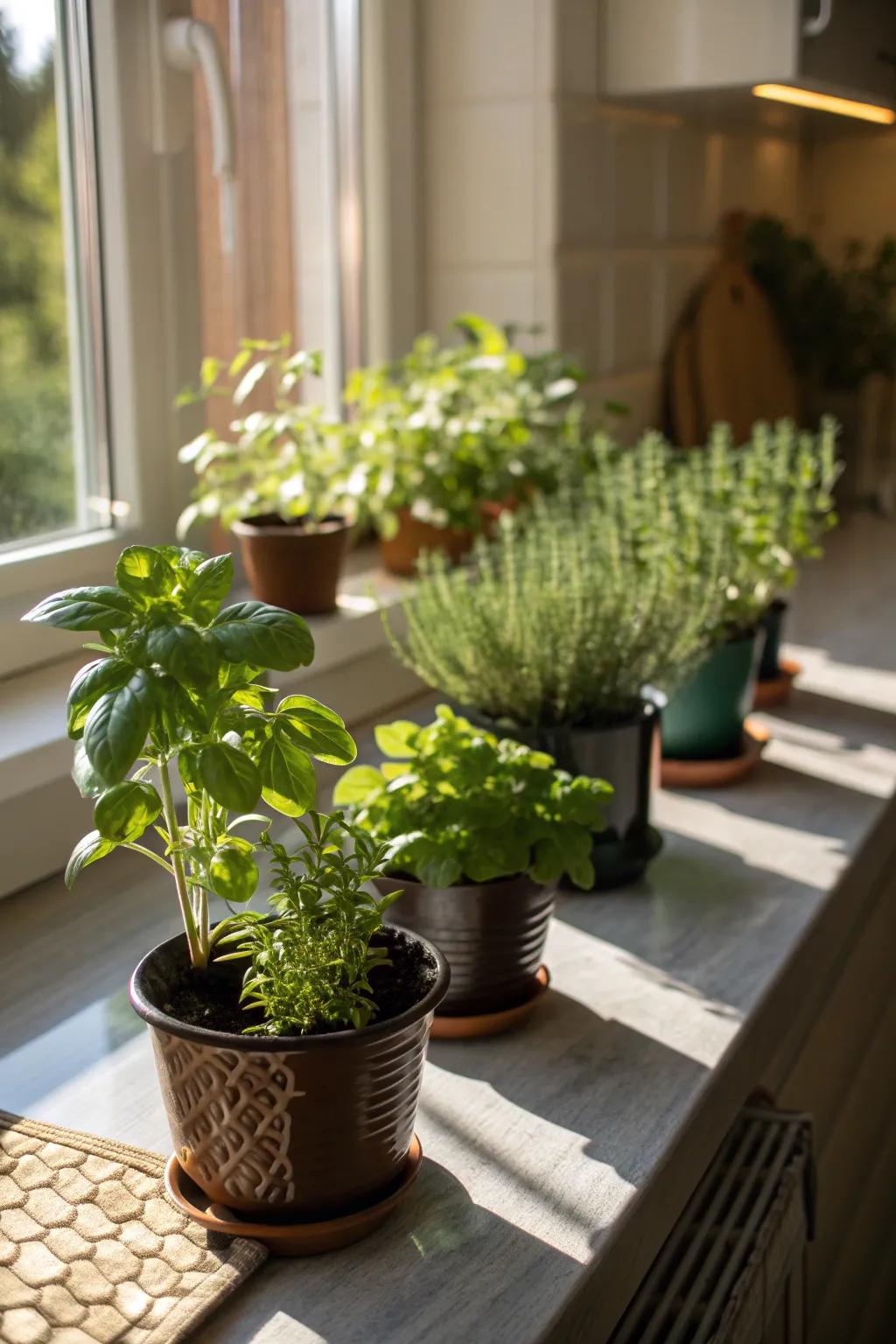 Keep fresh herbs at your fingertips with a tabletop garden.