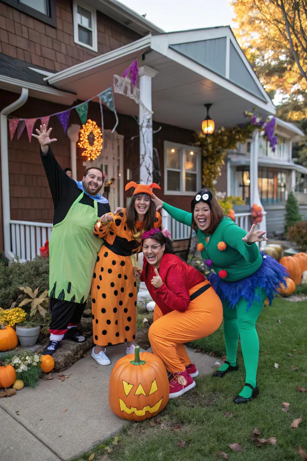 A themed costume contest encourages creativity and adds fun competition.