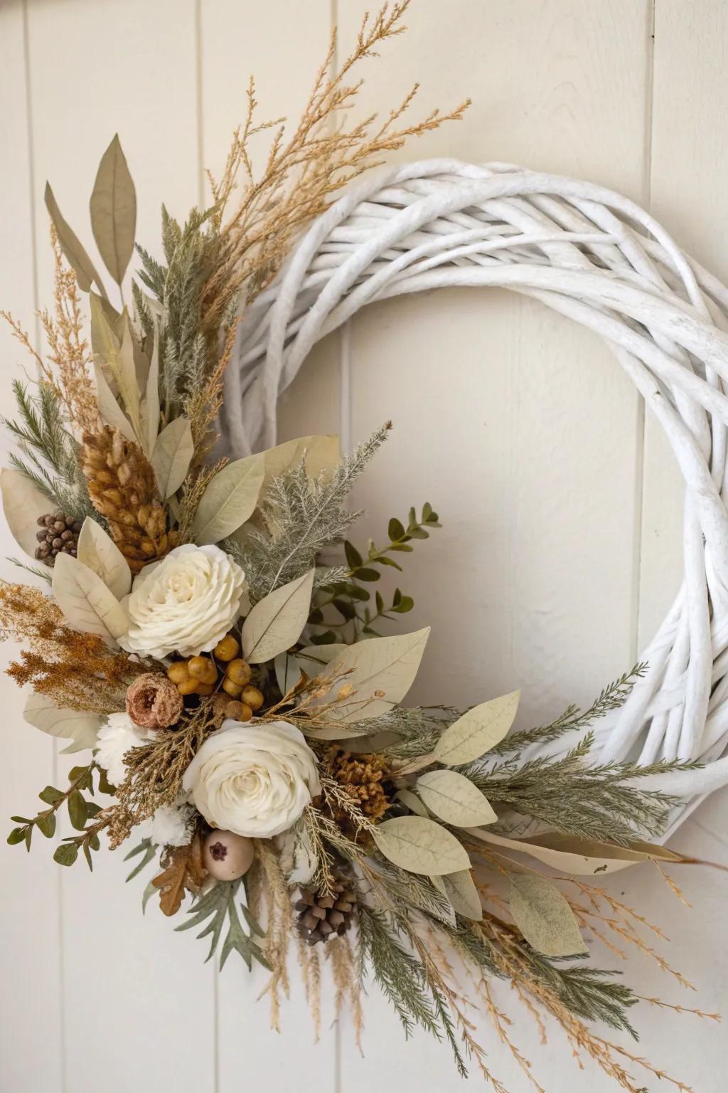 Nature-inspired beauty with a touch of winter's chill.