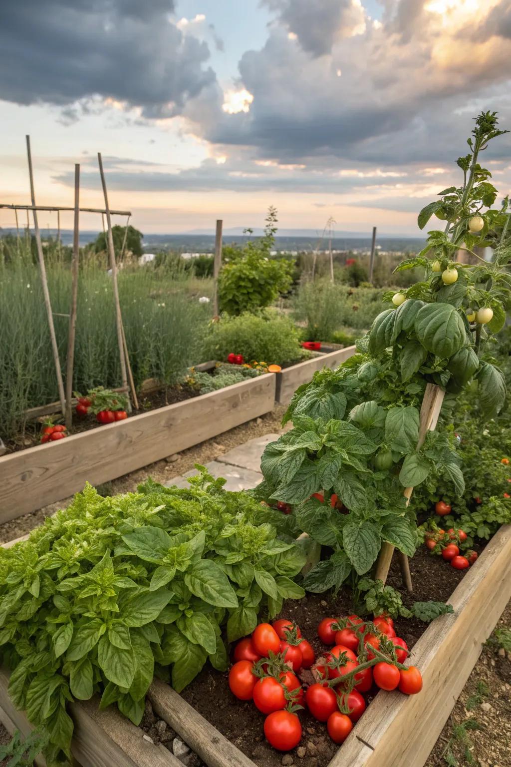 Companion planting enhances growth and pest control in your garden.