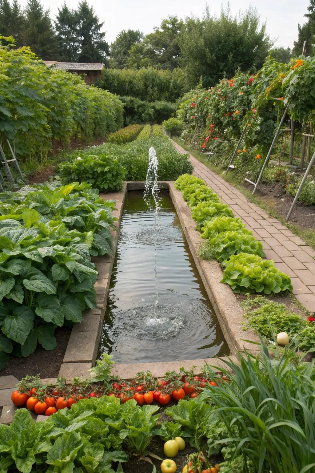 Water features add serenity and attract beneficial wildlife to gardens.